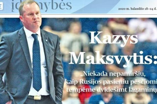 Dar­bė­niš­kis Kazys Mak­svy­tis apie dėl koro­na­vi­ru­so anks­čiau pasi­bai­gu­sį krep­ši­nio sezo­ną Per­mės klu­be