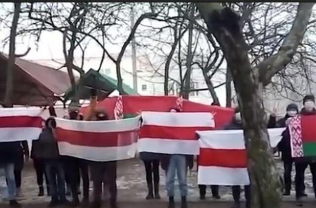 Baltarusijos protesto akcijose sekmadienį sulaikyta mažiausiai 140 žmonių